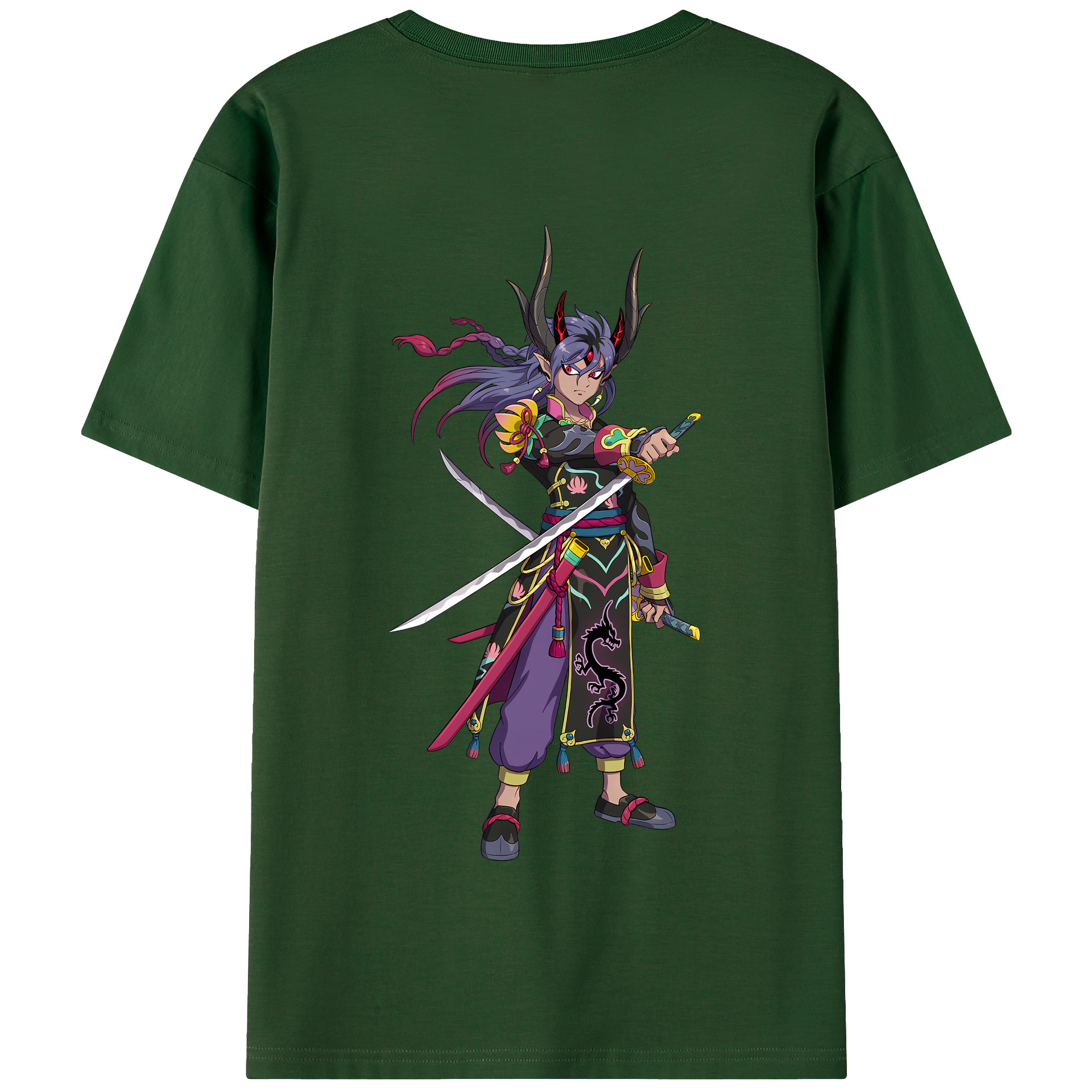 （画像用） 妖怪ウォッチ Yo-kai Watch 綿100％半袖Tシャツ（背面プリント）